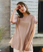 【ティアクラッセ/Tiaclasse】の【洗える】シアーコンビチュニックブラウス ピンク|ID: prp329100004852204 ipo3291000000035620769