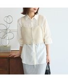 【グリーンパークス/Green Parks】のSET2点ラメシャギービスチェ+シャツ Ecru|ID: prp329100004852272 ipo3291000000035622585