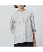 【ジェイ プレス/J.PRESS】の【洗える】ポリエチレンスパンブロードフラワープリント ブラウス ベージュ×サックスブルー系|ID: prp329100004852305 ipo3291000000035623103