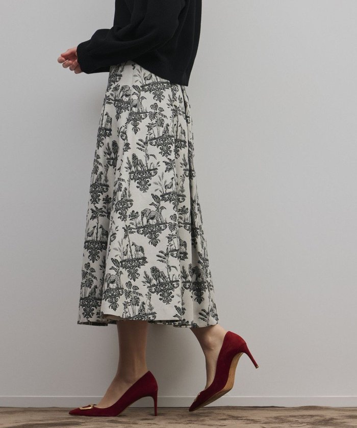 【グレース コンチネンタル/GRACE CONTINENTAL】のアニマルジャガードスカート インテリア・キッズ・メンズ・レディースファッション・服の通販 founy(ファニー) https://founy.com/ ファッション Fashion レディースファッション Fashion for Women スカート Skirts アニマル Animal Print 春 Spring カットソー Cut and Sewn Top セットアップ Set-Up, Coordinated Outfit バランス Balance, Style Balance フレア Flare, Flared ベスト Vest, Waistcoat S/S・春夏 SS, Spring/Summer, Warm Season おすすめ Recommended / Our Picks 日本製 Made In Japan 夏 Summer |ID: prp329100004852307 ipo3291000000035623120