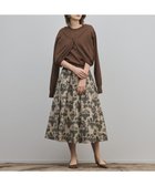 【グレース コンチネンタル/GRACE CONTINENTAL】のアニマルジャガードスカート ベージュ|ID: prp329100004852307 ipo3291000000035623126