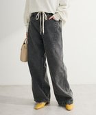 【グリーンパークス/Green Parks】のコクーンシルエットデニムパンツ Black|ID: prp329100004852315 ipo3291000000035623240