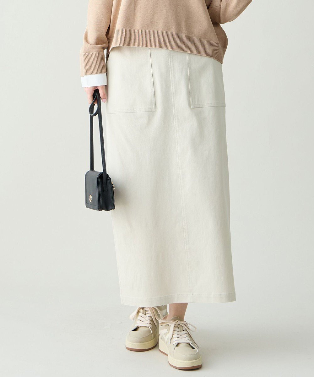 【エニー/ANY】のベイカーチノスカート インテリア・キッズ・メンズ・レディースファッション・服の通販 founy(ファニー) 　ファッション　Fashion　レディースファッション　Fashion for Women　スカート　Skirts　春　Spring　ショート　Short, Short Length　シンプル　Simple, Minimal　スウェット / スエット　Sweatshirt, Sweatwear　スニーカー　Sneakers, Trainers　スリット　Slit, Slit Detail　フィット　Fit, Slim Fit　ポケット　Pocket, Pocket Detail　S/S・春夏　SS, Spring/Summer, Warm Season　夏　Summer　エクリュ|ID: prp329100004852322 ipo3291000000035623335