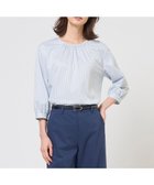 【ジェイ プレス/J.PRESS】のストライプジャカード ラウンドネック カットソー アクアストライプ系|ID: prp329100004852323 ipo3291000000035623350