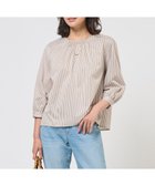 【ジェイ プレス/J.PRESS】のストライプジャカード ラウンドネック カットソー キャメルストライプ系|ID: prp329100004852323 ipo3291000000035623357