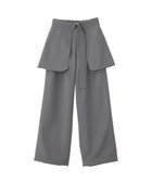 【アースミュージックアンドエコロジー/earth music&ecology】の【2WAY】ラップスカート付きパンツ 人気、トレンドファッション・服の通販 founy(ファニー) ファッション Fashion レディースファッション Fashion for Women スカート Skirts シンプル Simple, Minimal トレンド Trend, Trending Now ラップ Wrap, Wrap Design リラックス Relax, Relaxed Fit ワイド Wide, Wide Fit エレガント 上品 Elegant 夏 Summer 春 Spring S/S・春夏 SS, Spring/Summer, Warm Season thumbnail グレー|ID: prp329100004852330 ipo3291000000035623466