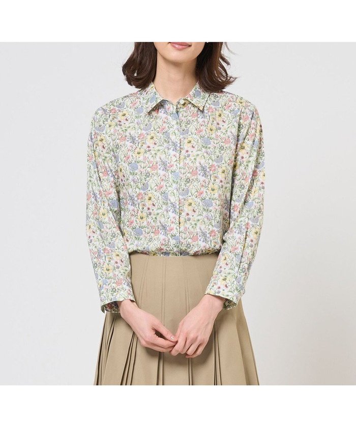 【ジェイ プレス/J.PRESS】のLiberty Rachel Michelle シャツカラー ブラウス インテリア・キッズ・メンズ・レディースファッション・服の通販 founy(ファニー) https://founy.com/ ファッション Fashion レディースファッション Fashion for Women トップス・カットソー Cut & Sew Tops シャツ・ブラウス・オフィスカジュアル Elegant Blouses & Button-Ups インド Indian Textile 春 Spring クラシック Classic, Timeless Style コレクション Collection, Seasonal Line シンプル Simple, Minimal モチーフ Motif, Design Theme A/W・秋冬 Autumn/Winter S/S・春夏 SS, Spring/Summer, Warm Season 夏 Summer エレガント 上品 Elegant |ID: prp329100004852332 ipo3291000000035623479