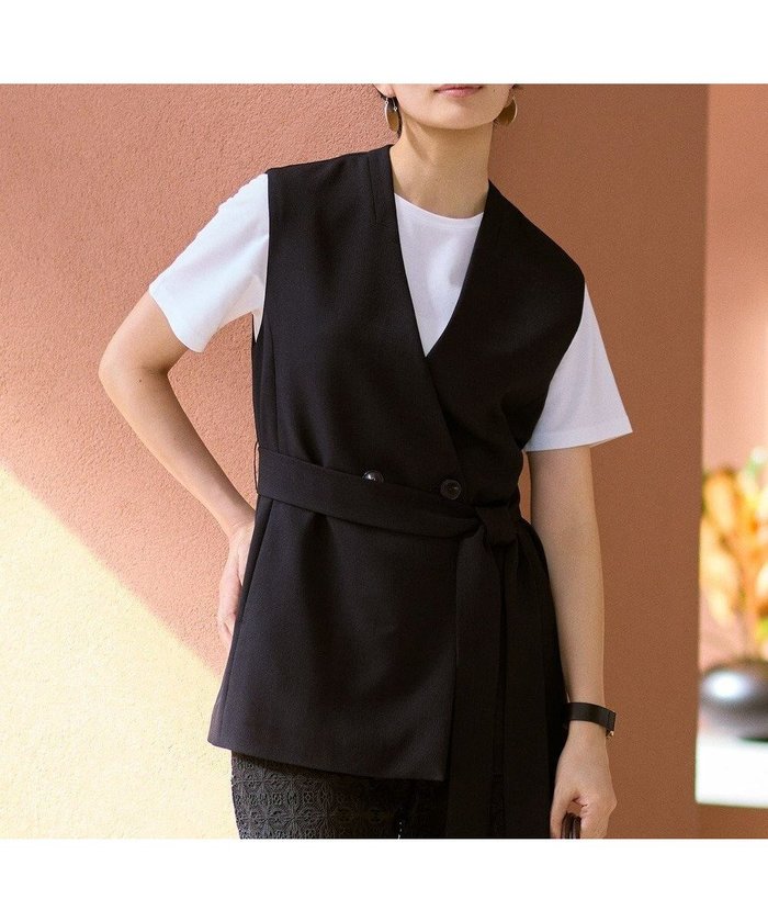 【自由区/JIYU-KU】の【カタログ掲載】リラックスバスケットノーカラー ジレ インテリア・キッズ・メンズ・レディースファッション・服の通販 founy(ファニー) https://founy.com/ ファッション Fashion レディースファッション Fashion for Women アウター Coat / Outerwear Collection トップス・カットソー Cut & Sew Tops ベスト&ジレ / 重ね着スタイル Vests & Gilets 春 Spring ストレート Straight, Straight Cut ダブル Double, Double-Breasted バスケット Basket, Basket Bag ベスト Vest, Waistcoat リネン Linen, Linen Fabric リラックス Relax, Relaxed Fit S/S・春夏 SS, Spring/Summer, Warm Season 夏 Summer エレガント 上品 Elegant |ID: prp329100004852365 ipo3291000000036210266