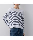 【23区/NIJYUSANKU】のArmo-lux パネルボーダー クロップド カットソー 人気、トレンドファッション・服の通販 founy(ファニー) ファッション Fashion レディースファッション Fashion for Women トップス・カットソー Cut & Sew Tops シャツ・ブラウス・オフィスカジュアル Elegant Blouses & Button-Ups ロングTシャツ・Tシャツ Longline T-Shirts & Tees カットソー・ベーシックTシャツ Cut-and-Sewn Tops / Stretch Tees & Basics 春 Spring カットソー Cut and Sewn Top クロップド Cropped, Short Length なめらか Smooth, Silky Texture バスク Basque, Basque Style バランス Balance, Style Balance フェミニン Feminine, Girly フランス France, French フレンチ French, French Style ベーシック Basic, Essential ボーダー Border, Stripe リラックス Relax, Relaxed Fit ワーク Workwear, Utility Style S/S・春夏 SS, Spring/Summer, Warm Season 夏 Summer エレガント 上品 Elegant 2026年 2026 thumbnail ネイビー系|ID: prp329100004852373 ipo3291000000035624048