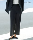 【23区/NIJYUSANKU】の【エステータ】ライトダブルクロス ワイドパンツ 人気、トレンドファッション・服の通販 founy(ファニー) ファッション Fashion レディースファッション Fashion for Women パンツ Pants & Trousers ワイド Wide, Wide Fit 夏 Summer 春 Spring S/S・春夏 SS, Spring/Summer, Warm Season thumbnail ブラック|ID: prp329100004852379 ipo3291000000035624219