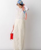 【23区/NIJYUSANKU】の【見上愛さん着用】刺繍レース キャミソールワンピース 人気、トレンドファッション・服の通販 founy(ファニー) ファッション Fashion レディースファッション Fashion for Women ワンピース Dresses 春 Spring キャミソール Camisole, Spaghetti Strap Top シンプル Simple, Minimal チュール Tulip, Tulip Motif デニム Denim, Jeans Material レース Lace, Lace Fabric S/S・春夏 SS, Spring/Summer, Warm Season 夏 Summer エレガント 上品 Elegant 2026年 2026 thumbnail アイボリー系|ID: prp329100004852385 ipo3291000000035624314