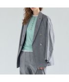 【23区/NIJYUSANKU】の【先行予約】スラブツイルストレッチ オーバーサイズ ダブルジャケット 人気、トレンドファッション・服の通販 founy(ファニー) ファッション Fashion レディースファッション Fashion for Women アウター Coat / Outerwear Collection レディースジャケット・軽アウター Jackets 春 Spring クール Cool, Chic シャンブレー Chambray, Denim-Like Fabric シンプル Simple, Minimal ジャケット Jacket, Outerwear ストレッチ Stretch, Stretchy Fabric セットアップ Set-Up, Coordinated Outfit ダウン Down, Puffer ダブル Double, Double-Breasted マニッシュ Mannish, Boyish リネン Linen, Linen Fabric S/S・春夏 SS, Spring/Summer, Warm Season 夏 Summer エレガント 上品 Elegant 2026年 2026 thumbnail ネイビー系|ID: prp329100004852386 ipo3291000000035624329