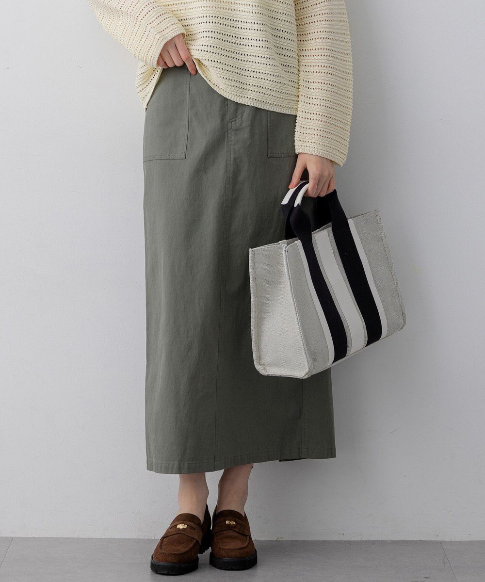 【23区/NIJYUSANKU】のスラブツイルストレッチ Iライン スカート 人気、トレンドファッション・服の通販 founy(ファニー) 　ファッション　Fashion　レディースファッション　Fashion for Women　スカート　Skirts　春　Spring　カットソー　Cut and Sewn Top　カーディガン　Cardigan, Knitwear　シャンブレー　Chambray, Denim-Like Fabric　ジャケット　Jacket, Outerwear　ストレッチ　Stretch, Stretchy Fabric　スリット　Slit, Slit Detail　ダブル　Double, Double-Breasted　ポケット　Pocket, Pocket Detail　リネン　Linen, Linen Fabric　リラックス　Relax, Relaxed Fit　ループ　Loop, Loop Knit　S/S・春夏　SS, Spring/Summer, Warm Season　夏　Summer　エレガント 上品　Elegant　2026年　2026　 other-1|ID: prp329100004852391 ipo3291000000035624419