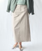 【23区/NIJYUSANKU】のスラブツイルストレッチ Iライン スカート ベージュ|ID: prp329100004852391 ipo3291000000035624424