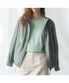 【23区/NIJYUSANKU】の2WAY ストレッチタフタ ボリュームスリーブブルゾン カーキ系|ID: prp329100004852392 ipo3291000000035624442