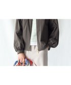 【23区/NIJYUSANKU】の2WAYストレッチタフタ ギャザーブルゾン グレー系|ID: prp329100004852393 ipo3291000000036379461