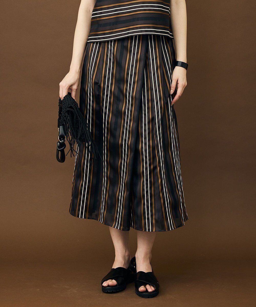 【自由区/JIYU-KU】のマルチストライプジャカード スカート 人気、トレンドファッション・服の通販 founy(ファニー) 　ファッション　Fashion　レディースファッション　Fashion for Women　スカート　Skirts　おすすめ　Recommended / Our Picks　シンプル　Simple, Minimal　ジャカード／ジャガード　Jacquard, Woven Pattern　ストライプ　Stripe, Striped Pattern　セットアップ　Set-Up, Coordinated Outfit　フレア　Flare, Flared　夏　Summer　春　Spring　S/S・春夏　SS, Spring/Summer, Warm Season　 other-1|ID: prp329100004852406 ipo3291000000035624689