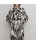 【グレース コンチネンタル/GRACE CONTINENTAL】のバイカラーチェックプリントワンピース 人気、トレンドファッション・服の通販 founy(ファニー) ファッション Fashion レディースファッション Fashion for Women ワンピース Dresses おすすめ Recommended / Our Picks クラシカル Classical, Vintage-Inspired ドレス Dress, One-Piece パターン Pattern, Design Print プリント Print, Printed Pattern プリーツ Pleats, Pleated 手描き Hand-Drawn, Illustrated A/W・秋冬 Autumn/Winter thumbnail ブラック|ID: prp329100004852426 ipo3291000000036256781