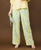【自由区/JIYU-KU】のシアーカラミプリントワイド パンツ ペールブルー×グリーン|ID: prp329100004852437 ipo3291000000035629344