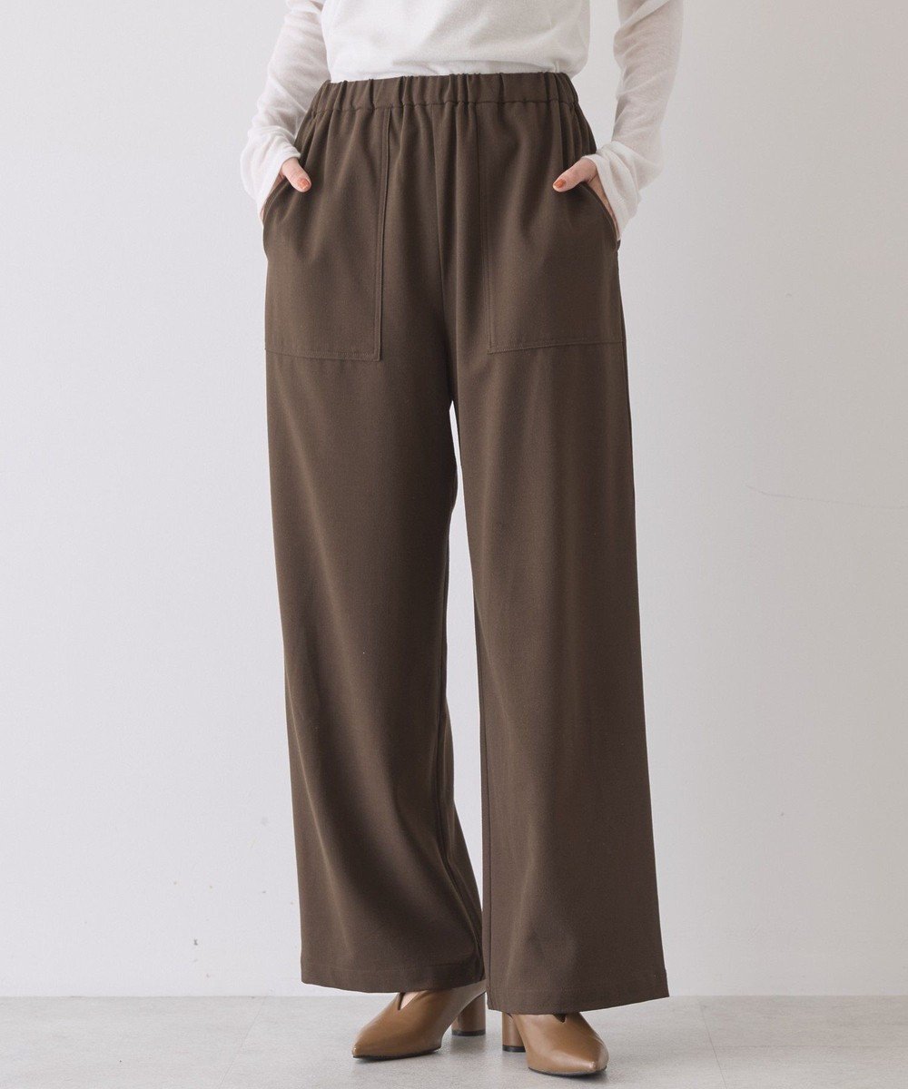【アメリカンホリック/AMERICAN HOLIC】の【イージーケア】ベイカーリラックスパンツ インテリア・キッズ・メンズ・レディースファッション・服の通販 founy(ファニー) 　ファッション　Fashion　レディースファッション　Fashion for Women　パンツ　Pants & Trousers　アメリカン　American Style　春　Spring　シンプル　Simple, Minimal　スタイリッシュ　Stylish, Fashionable　フィット　Fit, Slim Fit　リラックス　Relax, Relaxed Fit　ワイド　Wide, Wide Fit　S/S・春夏　SS, Spring/Summer, Warm Season　おすすめ　Recommended / Our Picks　夏　Summer　エレガント 上品　Elegant　ビジネス 仕事 通勤　Business / Work / Commuting　Brown|ID: prp329100004852438 ipo3291000000035629507