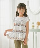 【組曲 / KIDS/KUMIKYOKU】の【110-140㎝】ティアードフラワー チュニック オフホワイト|ID: prp329100004852441 ipo3291000000035633498