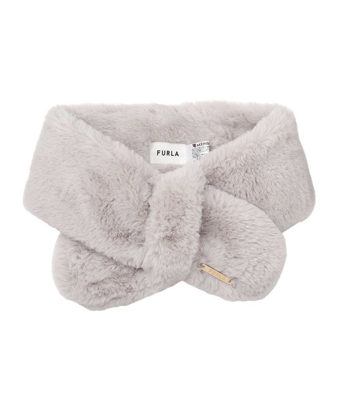 【ムーンバット/MOONBAT】のFURLA ファーティペット 差し込み ロゴプレート付 フェイクファーマフラー インテリア・キッズ・メンズ・レディースファッション・服の通販 founy(ファニー) https://founy.com/ ファッション Fashion レディースファッション Fashion for Women マフラー・スヌード / 冬小物の定番 Scarves & Mufflers イタリア Italy エレガント 上品 Elegant コレクション Collection, Seasonal Line コンパクト Compact, Small Size スヌード Snood, Infinity Scarf パターン Pattern, Design Print プレート Plate, Dish マフラー Scarf, Muffler リボン Ribbon, Bow ループ Loop, Loop Knit A/W・秋冬 Autumn/Winter 防寒 Cold Protection, Winter-Ready |ID: prp329100004852454 ipo3291000000035633750