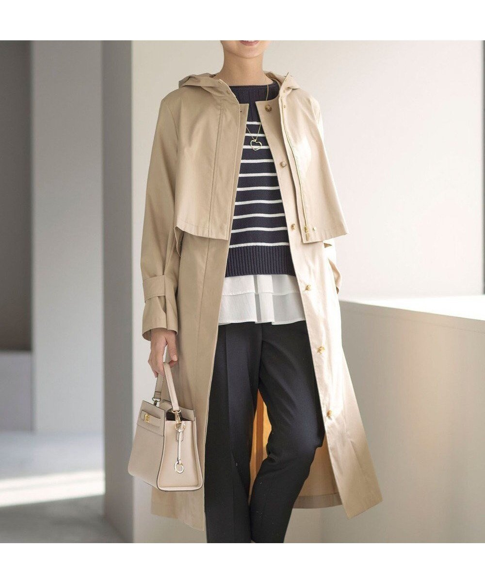 【組曲/KUMIKYOKU】の【WEB限定】3WAYギミックアウター インテリア・キッズ・メンズ・レディースファッション・服の通販 founy(ファニー) ファッション Fashion レディースファッション Fashion for Women アウター Coat / Outerwear Collection コート・ロングコート・ピーコート Long Coats, Peacoats & More レディースジャケット・軽アウター Jackets トレンチコート / 春秋の定番アウター Trench Coats インナー Innerwear 春 Spring ギャザー Gathered, Ruffled クロップド Cropped, Short Length シンプル Simple, Minimal ジャケット Jacket, Outerwear ストレッチ Stretch, Stretchy Fabric センター Center, Center Line トレンド Trend, Trending Now ポケット Pocket, Pocket Detail ロング Long, Long-Length ワイド Wide, Wide Fit S/S・春夏 SS, Spring/Summer, Warm Season おすすめ Recommended / Our Picks 夏 Summer エレガント 上品 Elegant ベージュ系|ID: prp329100004852458 ipo3291000000035633799