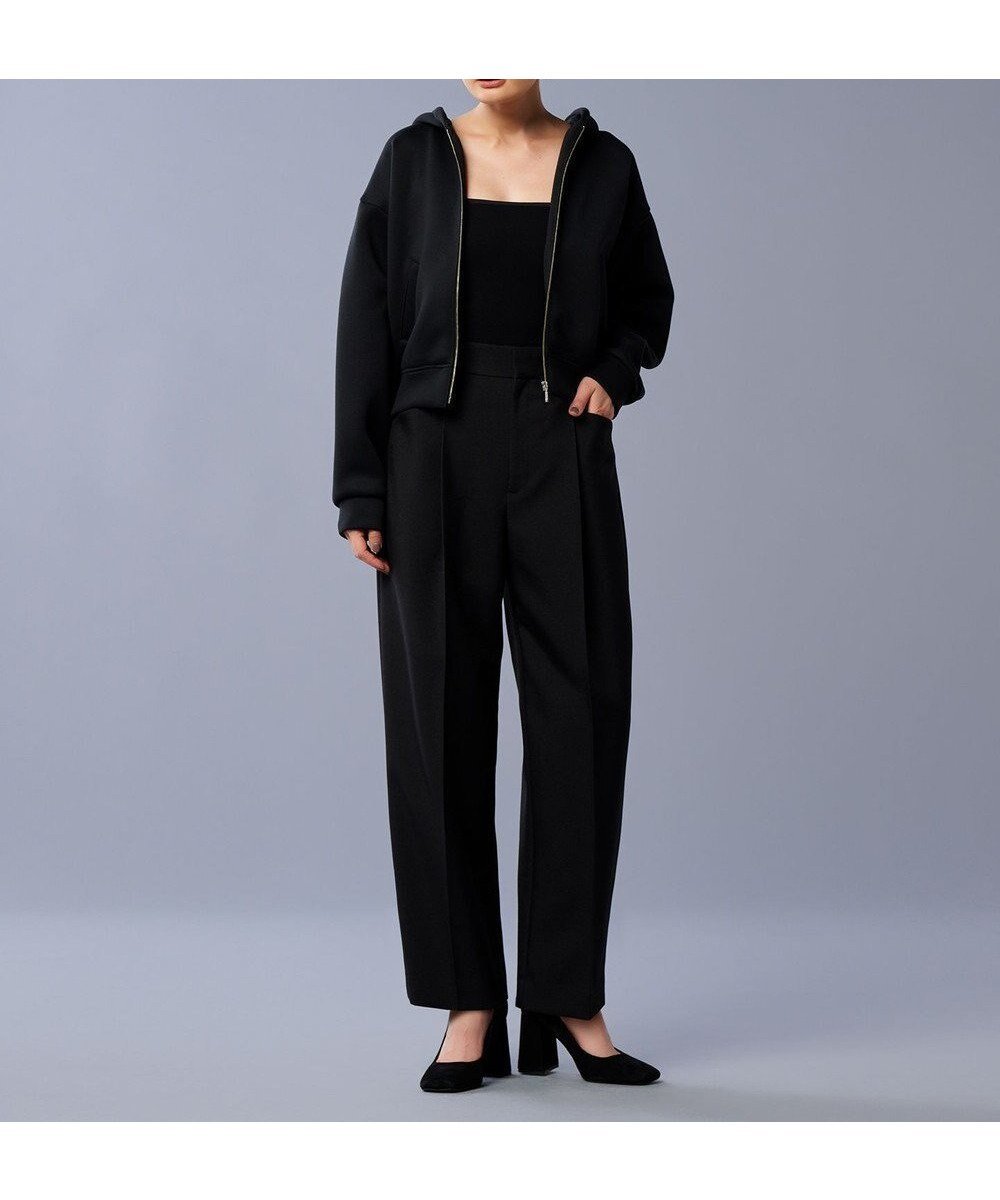 【アンクレイヴ/uncrave】の【防シワ・洗濯機洗い可】ドライタッチツイル カーブ パンツ(uncrave STANDARD) インテリア・キッズ・メンズ・レディースファッション・服の通販 founy(ファニー) 　ファッション　Fashion　レディースファッション　Fashion for Women　パンツ　Pants & Trousers　カーゴパンツ　Cargo Pants, Utility Pants　スラックス　Slacks, Dress Pants　ツイル　Twist, Twisted Detail　定番　Standard, Basic Item　A/W・秋冬　Autumn/Winter　ブラック|ID: prp329100004852469 ipo3291000000035633922