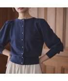 【組曲/KUMIKYOKU】の【前後着用可】BOREROタックプルオーバー ニット ネイビー系|ID: prp329100004852484 ipo3291000000035990876