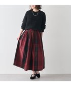 【エニー/ANY】の【ウエストゴム】ビックチェックタフタスカート ワイン|ID: prp329100004852493 ipo3291000000035634152