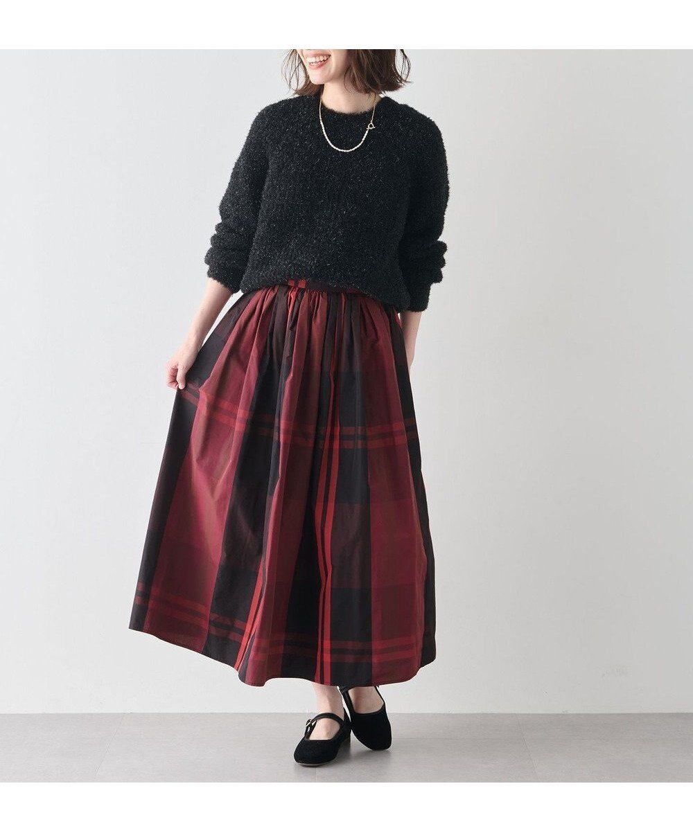 【エニー/ANY】の【ウエストゴム】ビックチェックタフタスカート インテリア・キッズ・メンズ・レディースファッション・服の通販 founy(ファニー) ファッション Fashion レディースファッション Fashion for Women スカート Skirts おすすめ Recommended / Our Picks シンプル Simple, Minimal タフタ Taffeta, Structured Fabric チェック Check, Plaid, Tartan 冬 Winter / This Winter A/W・秋冬 Autumn/Winter ワイン|ID: prp329100004852493 ipo3291000000035634152