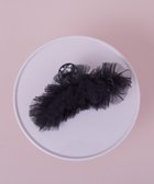 【メゾンドフルール/Maison de FLEUR】のチュールビジューバンスクリップ Black|ID: prp329100004852502 ipo3291000000035634306