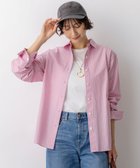 【23区/NIJYUSANKU】の【一部先行予約/VERY掲載】CANCLINI シャーティング ベーシックシャツ ピンク×サックスストライプ|ID: prp329100004852532 ipo3291000000035634378