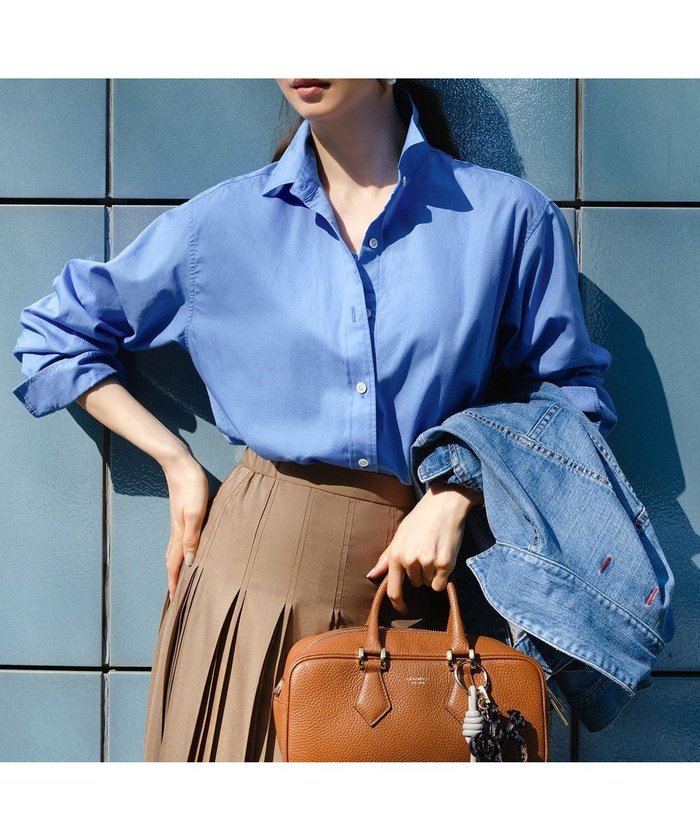 【23区/NIJYUSANKU】の【見上愛さん着用/VERY掲載】CANCLINI シャーティング ベーシックシャツ インテリア・キッズ・メンズ・レディースファッション・服の通販 founy(ファニー) https://founy.com/ 雑誌掲載アイテム Magazine Picks & Fashion Features ファッション雑誌 Fashion Magazines ヴェリィ VERY ファッション Fashion レディースファッション Fashion for Women トップス・カットソー Cut & Sew Tops シャツ・ブラウス・オフィスカジュアル Elegant Blouses & Button-Ups イエロー Yellow イタリア Italy インナー Innerwear インポート Imported Fashion エレガント 上品 Elegant 春 Spring 3月号 March Issue シンプル Simple, Minimal ストライプ Stripe, Striped Pattern 雑誌 Magazine, Fashion Magazine ツイル Twist, Twisted Detail デニム Denim, Jeans Material トレンド Trend, Trending Now ベーシック Basic, Essential レギュラー Regular, Standard Fit ロング Long, Long-Length S/S・春夏 SS, Spring/Summer, Warm Season 夏 Summer 2026年 2026 |ID: prp329100004852532 ipo3291000000036285561