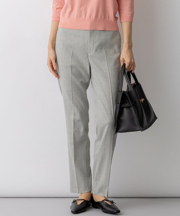 【23区/NIJYUSANKU】の【先行予約】アイアスマットストレッチ テーパード パンツ インテリア・キッズ・メンズ・レディースファッション・服の通販 founy(ファニー) https://founy.com/ ファッション Fashion レディースファッション Fashion for Women パンツ Pants & Trousers 春 Spring ジャケット Jacket, Outerwear スタイリッシュ Stylish, Fashionable ストレッチ Stretch, Stretchy Fabric セットアップ Set-Up, Coordinated Outfit センター Center, Center Line テーパード Tapered, Tapered Pants 定番 Standard, Basic Item 人気 Popular, Best Seller ワイド Wide, Wide Fit S/S・春夏 SS, Spring/Summer, Warm Season 夏 Summer エレガント 上品 Elegant セレモニー Ceremony 2026年 2026 |ID: prp329100004852539 ipo3291000000035634405