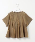 【自由区/JIYU-KU】のブライトシアーシャンブレー ブラウス 人気、トレンドファッション・服の通販 founy(ファニー) ファッション Fashion レディースファッション Fashion for Women トップス・カットソー Cut & Sew Tops シャツ・ブラウス・オフィスカジュアル Elegant Blouses & Button-Ups ウォッシャブル Machine Washable 春 Spring シアー Sheer, See-Through シャンブレー Chambray, Denim-Like Fabric シンプル Simple, Minimal ツイル Twist, Twisted Detail フレア Flare, Flared ペプラム Peplum, Flared Hem ボトム Bottoms, Lower Wear メタリック Metallic, Shiny Finish 無地 Plain, Solid Color S/S・春夏 SS, Spring/Summer, Warm Season 夏 Summer エレガント 上品 Elegant thumbnail ブロンズ|ID: prp329100004852541 ipo3291000000035634414