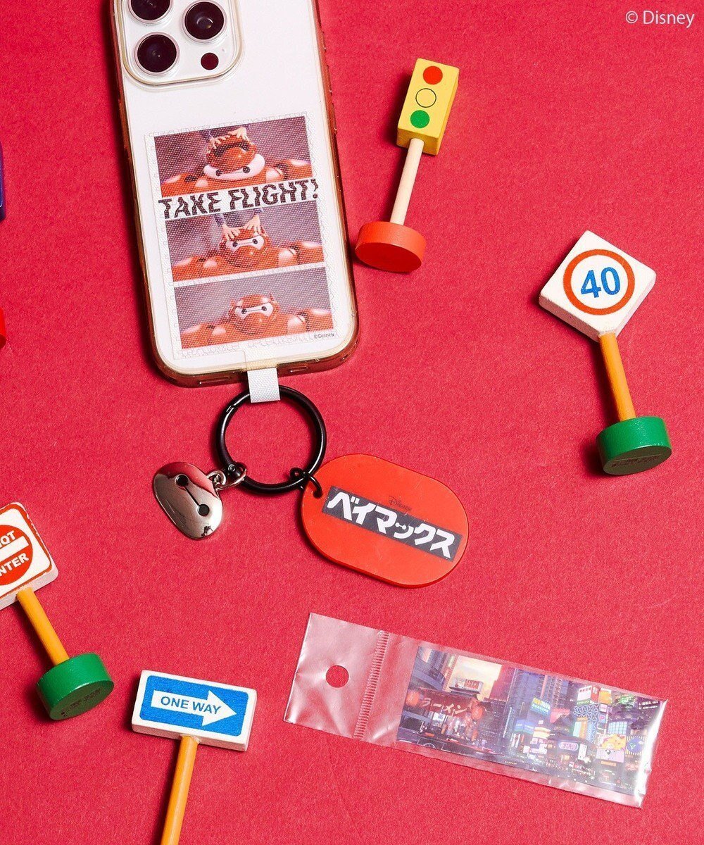 【アメリカンホリック/AMERICAN HOLIC】の【BAYMAX】スマホタブチャーム+シールSET インテリア・キッズ・メンズ・レディースファッション・服の通販 founy(ファニー) 　ファッション　Fashion　レディースファッション　Fashion for Women　セットアップ　Matching Sets　アクセサリー　Fashion Accessories　アメリカン　American Style　スタイリッシュ　Stylish, Fashionable　チャーム　Charm, Pendant　プリント　Print, Printed Pattern　Red|ID: prp329100004852546 ipo3291000000035634428