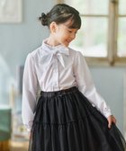 【組曲 / KIDS/KUMIKYOKU】の【110-140㎝】 レースリボンタイブラウス オフホワイト|ID: prp329100004852557 ipo3291000000035634511