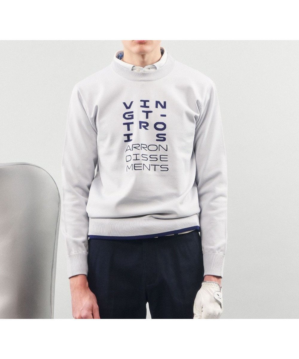 【23区 ゴルフ/23区GOLF / MEN】の【MEN】【ウォッシャブル】ロゴインターシャ ポリエステルニット 人気、トレンドファッション・服の通販 founy(ファニー) ファッション Fashion メンズファッション Fashion for Men トップス・カットソー Cut & Sew Tops ニット・セーター / 定番トップス Knit Tops & Sweaters インナー Innerwear ウォッシャブル Machine Washable 春 Spring 軽量 Lightweight, Ultra Light ストレッチ Stretch, Stretchy Fabric セーター Sweater, Knitwear モックネック Mock Neck, Short Turtleneck ラウンド Round, Round Neck S/S・春夏 SS, Spring/Summer, Warm Season おすすめ Recommended / Our Picks 夏 Summer エレガント 上品 Elegant ギフト プレゼント Gift / Present other-1|ID: prp329100004852580 ipo3291000000035788874