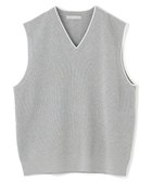 【アンフィーロ/UNFILO / MEN】のスタイリッシュ ニット ベスト グレー|ID: prp329100004852591 ipo3291000000035707682