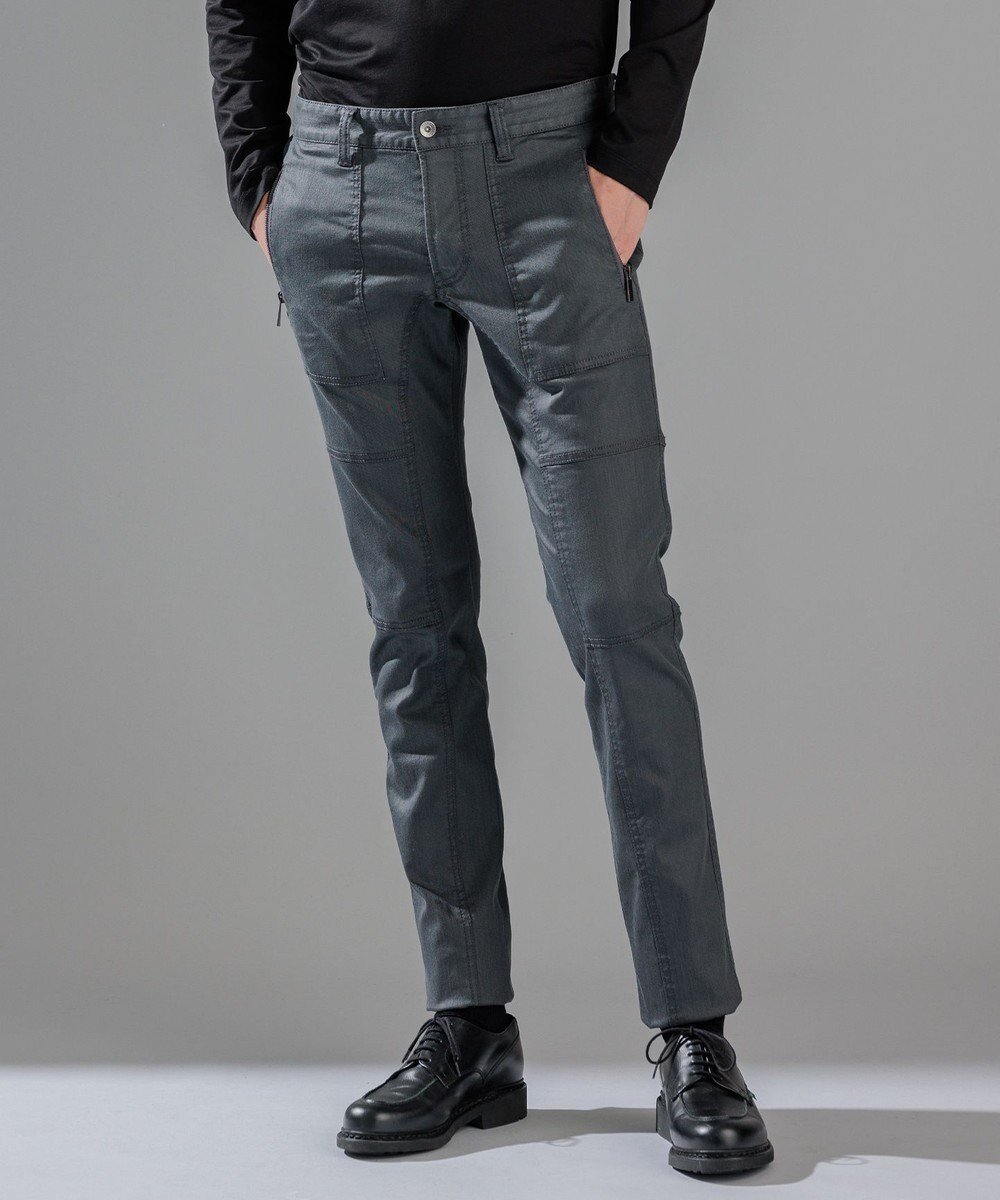 【ジョゼフ オム/JOSEPH HOMME / MEN】のハイパワーソフトストレッチ / STICK DESIGN インテリア・キッズ・メンズ・レディースファッション・服の通販 founy(ファニー) ファッション Fashion メンズファッション Fashion for Men ボトムス Bottoms コーティング Coating, Coated Finish ストレッチ Stretch, Stretchy Fabric ストレート Straight, Straight Cut スリム Slim, Slim Fit デニム Denim, Jeans Material 定番 Standard, Basic Item 人気 Popular, Best Seller ポケット Pocket, Pocket Detail ワーク Workwear, Utility Style A/W・秋冬 Autumn/Winter S/S・春夏 SS, Spring/Summer, Warm Season 夏 Summer グレー系|ID: prp329100004852592 ipo3291000000035634765