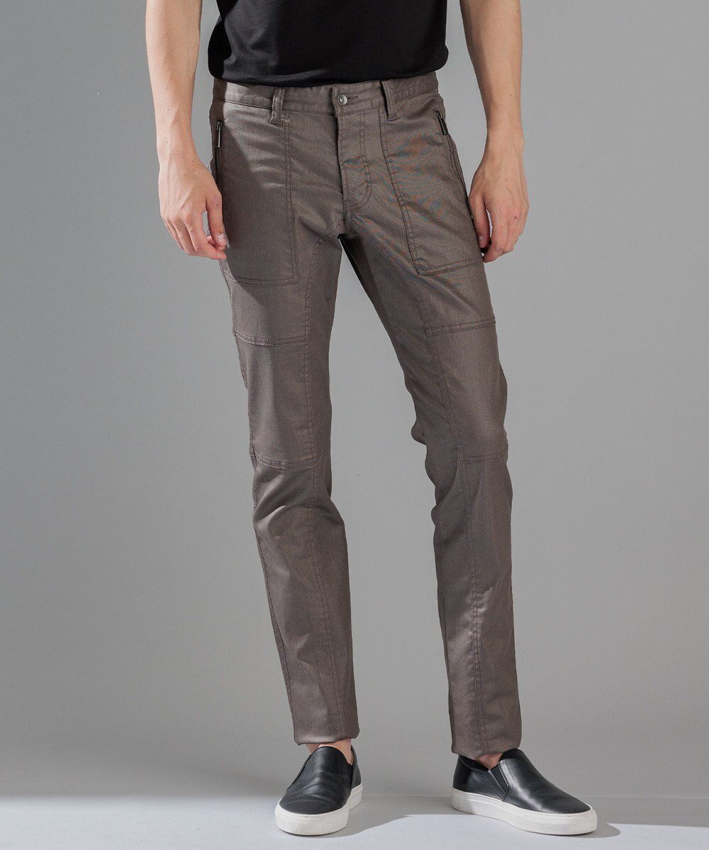 【ジョゼフ オム/JOSEPH HOMME / MEN】のハイパワーソフトストレッチ / STICK DESIGN インテリア・キッズ・メンズ・レディースファッション・服の通販 founy(ファニー) ファッション Fashion メンズファッション Fashion for Men ボトムス Bottoms コーティング Coating, Coated Finish ストレッチ Stretch, Stretchy Fabric ストレート Straight, Straight Cut スリム Slim, Slim Fit デニム Denim, Jeans Material 定番 Standard, Basic Item 人気 Popular, Best Seller ポケット Pocket, Pocket Detail ワーク Workwear, Utility Style A/W・秋冬 Autumn/Winter S/S・春夏 SS, Spring/Summer, Warm Season 夏 Summer ブラウン系|ID: prp329100004852592 ipo3291000000035634766