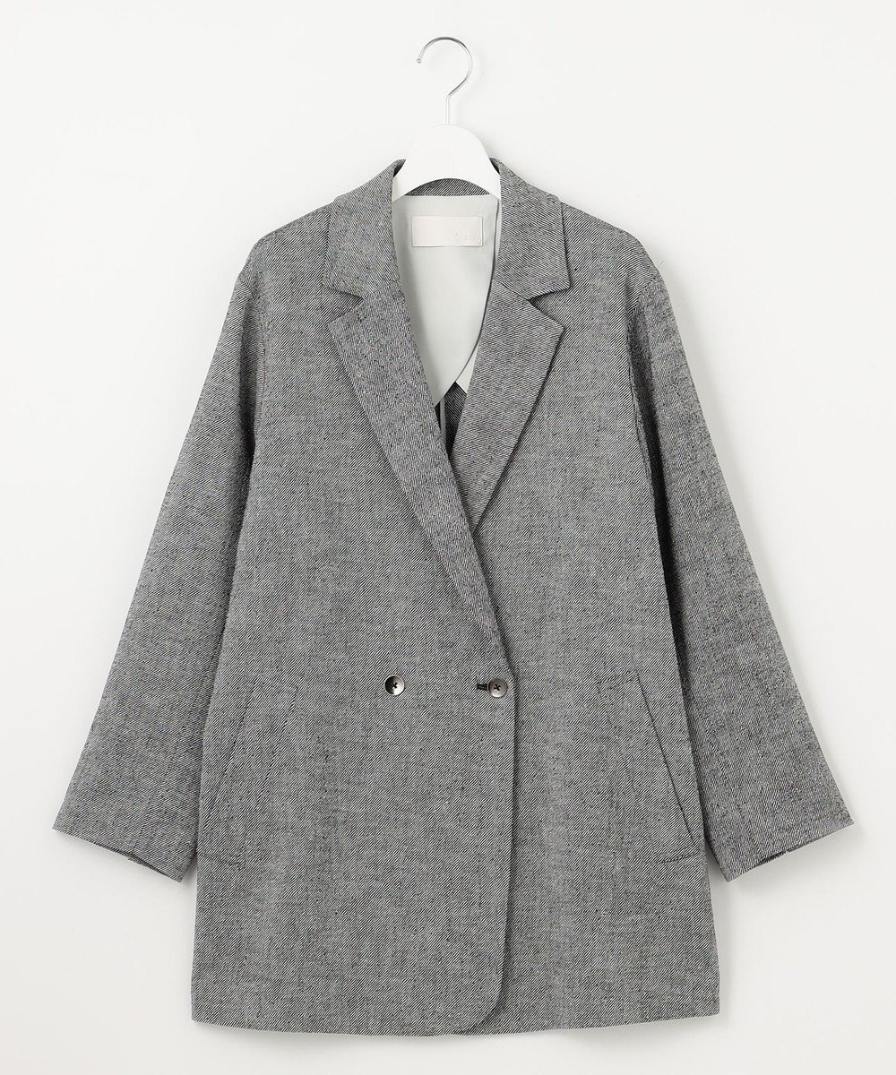 【自由区/JIYU-KU】の【洗える】ライトネップツイルジャケット コート インテリア・キッズ・メンズ・レディースファッション・服の通販 founy(ファニー) ファッション Fashion レディースファッション Fashion for Women アウター Coat / Outerwear Collection コート・ロングコート・ピーコート Long Coats, Peacoats & More レディースジャケット・軽アウター Jackets テーラードジャケット / 通勤・きれいめスタイル Tailored Jackets & Blazers インナー Innerwear シンプル Simple, Minimal ジャケット Jacket, Outerwear ストレッチ Stretch, Stretchy Fabric ダブル Double, Double-Breasted ツイル Twist, Twisted Detail ドロップ Drop Shoulder, Dropped Style ネップ Nepp, Slub Yarn バランス Balance, Style Balance ボトム Bottoms, Lower Wear モノトーン Monotone, Black and White リラックス Relax, Relaxed Fit エレガント 上品 Elegant 夏 Summer 春 Spring S/S・春夏 SS, Spring/Summer, Warm Season 洗える Machine Washable 軽量 Lightweight, Ultra Light モノトーン|ID: prp329100004852598 ipo3291000000035634808