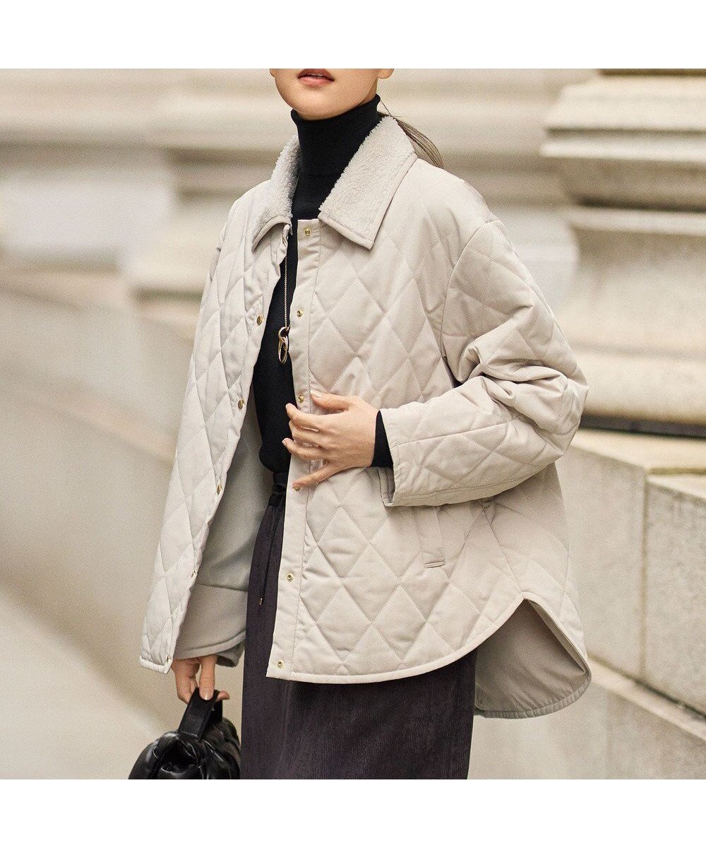 【自由区/JIYU-KU】のキルト アウター 人気、トレンドファッション・服の通販 founy(ファニー) 　ファッション　Fashion　レディースファッション　Fashion for Women　アウター　Coat / Outerwear Collection　コート・ロングコート・ピーコート　Long Coats, Peacoats & More　レディースジャケット・軽アウター　Jackets　キルティング　Quilted, Quilting　キルト　Quilt, Quilted Fabric　コンパクト　Compact, Small Size　シンプル　Simple, Minimal　ジャケット　Jacket, Outerwear　タフタ　Taffeta, Structured Fabric　ダウン　Down, Puffer　トレンド　Trend, Trending Now　ドット　Polka Dot, Dot Pattern　バランス　Balance, Style Balance　フォルム　Silhouette, Form　ボトム　Bottoms, Lower Wear　A/W・秋冬　Autumn/Winter　軽量　Lightweight, Ultra Light　 other-1|ID: prp329100004852603 ipo3291000000035634939