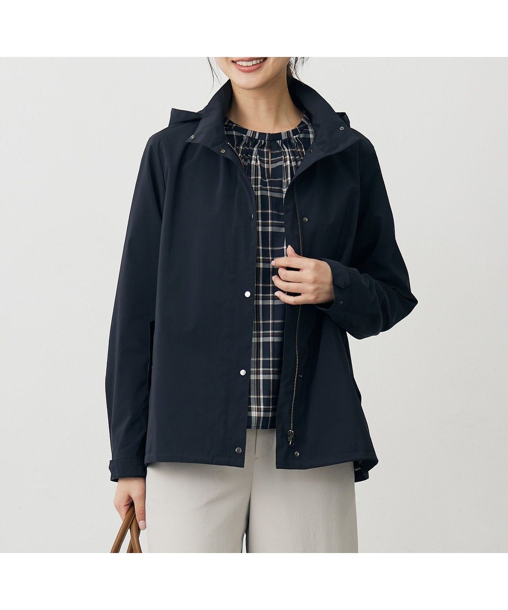 【ジェイ プレス/J.PRESS】の【2way】Artirosa フーデッド コート インテリア・キッズ・メンズ・レディースファッション・服の通販 founy(ファニー) ファッション Fashion レディースファッション Fashion for Women アウター Coat / Outerwear Collection コート・ロングコート・ピーコート Long Coats, Peacoats & More レディースジャケット・軽アウター Jackets ヴィンテージ Vintage Style ジャケット Jacket, Outerwear タフタ Taffeta, Structured Fabric ドット Polka Dot, Dot Pattern なめらか Smooth, Silky Texture A/W・秋冬 Autumn/Winter ネイビー系|ID: prp329100004852610 ipo3291000000035710082