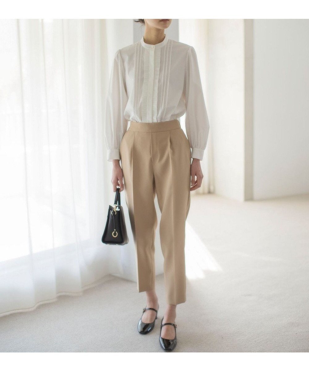 【組曲/KUMIKYOKU】の【ストレッチ・イージーケア】オシャクロス テーパードパンツ インテリア・キッズ・メンズ・レディースファッション・服の通販 founy(ファニー) ファッション Fashion レディースファッション Fashion for Women パンツ Pants & Trousers ジャケット Jacket, Outerwear ストレッチ Stretch, Stretchy Fabric スマート Smart, Elegant センター Center, Center Line テーパード Tapered, Tapered Pants フィット Fit, Slim Fit リラックス Relax, Relaxed Fit ワーク Workwear, Utility Style A/W・秋冬 Autumn/Winter S/S・春夏 SS, Spring/Summer, Warm Season 夏 Summer ベージュ系|ID: prp329100004852619 ipo3291000000035635350
