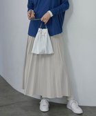 【アイシービー/iCB】の【CLASSY.1月号掲載・洗える】ラミネートプリーツ スカート トープ系|ID: prp329100004852624 ipo3291000000035635506