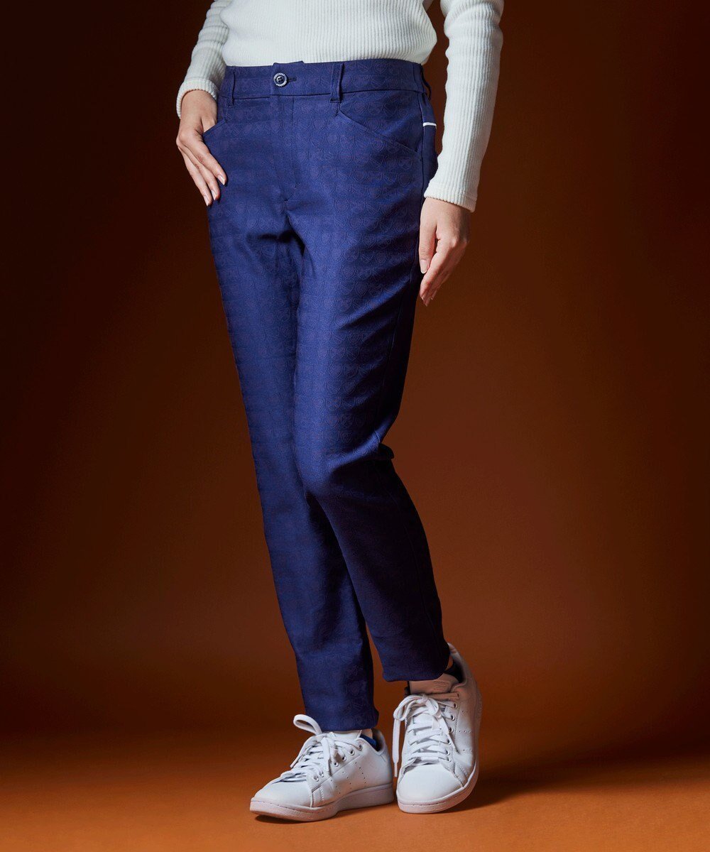 【23区 ゴルフ/NIJYUSANKU GOLF】の【WOMEN】エンブレム柄ジャガードスキニーパンツ インテリア・キッズ・メンズ・レディースファッション・服の通販 founy(ファニー) 　ファッション　Fashion　レディースファッション　Fashion for Women　パンツ　Pants & Trousers　シンプル　Simple, Minimal　フロント　Front, Front Design　ポケット　Pocket, Pocket Detail　A/W・秋冬　Autumn/Winter　ネイビー系5|ID: prp329100004852634 ipo3291000000035635610