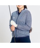 【23区 ゴルフ/NIJYUSANKU GOLF】の【辻梨恵プロ着用】UV-A波をブロックする『サンベール』 モノグラムUVパーカー ネイビー系5|ID: prp329100004852639 ipo3291000000035635643