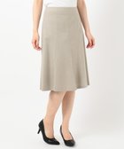 【ジェイ プレス/J.PRESS】の【シワになりにくい】コットンフィッティーシャーク スカート ベージュ系|ID: prp329100004852647 ipo3291000000035635914